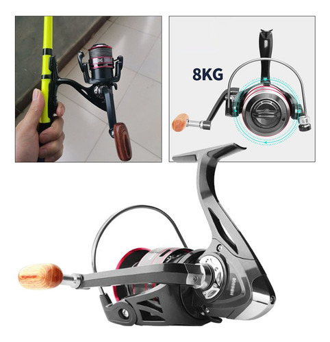 Bobinas De Pesca Giratórias Ultra Macias E Poderosas Hb7000l
