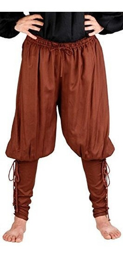 Pantalones De Capitán Pirata Medieval Renacentista