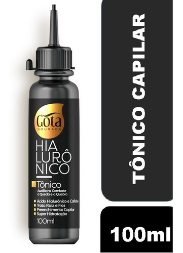 Tônico Capilar Hialurônico + Cafeína 100ml Gota Dourada
