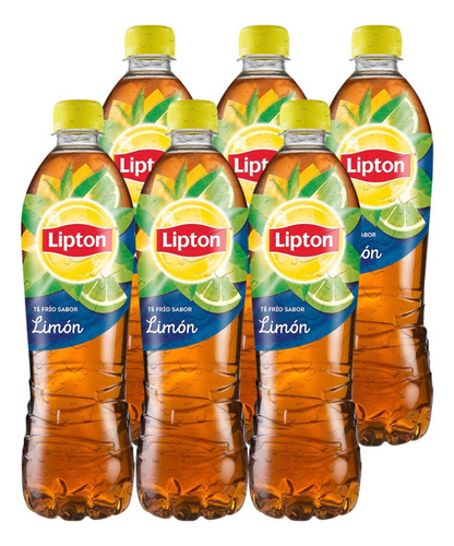 Ice Tea Lipton Limón 600 Ml Pack 6 Unidades