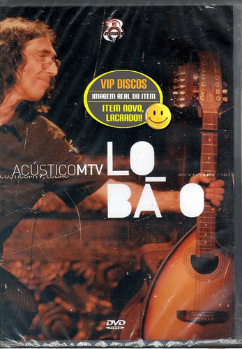 Dvd Lobão Acústico Mtv Ao Vivo - Original Novo Lacrado Raro!