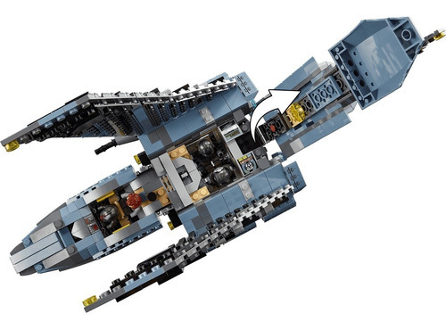 Blocos de construção Lego Star Wars The Bad Batch attack shuttle 969 peças em caixa