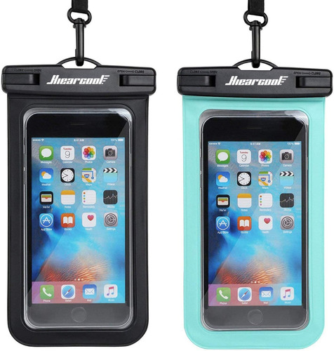 2 X Hiearcool Funda Impermeable Universal Para Celular Bolsa