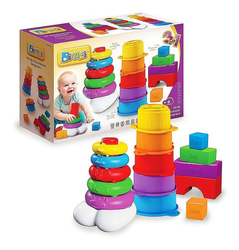 Kit Estimulación Temprana Apilables Bimbi Premium Rasti