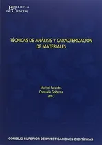 Comprar Técnicas De Análisis Y Caracterizaciónn De Materiales (&-.