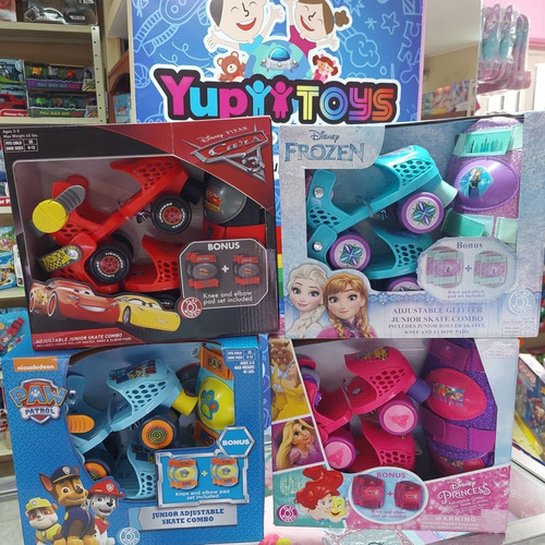 Patines Cuatro Ruedas Ajustables Paw Patrol