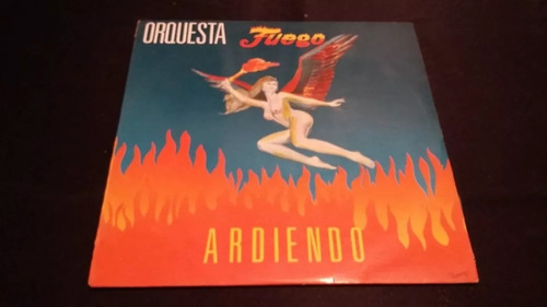 Orquesta Fuego Ardiendo Lp Vinilo Salsa Cumbia