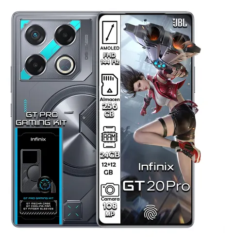 Celular Infinix Gt 20 Pro Dual Sim 256gb 12gb + 12gb Virtual Celular Infinix Gt 20 Pro Dual Sim 256gb 12gb + 12gb Virtual
