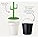 Papelera De Baño Vigar Cactus De 3 Litros Con Tapa, Asa En F