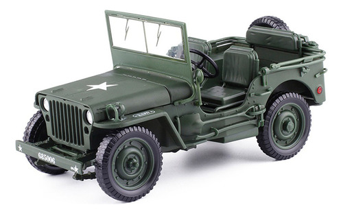 Modelo De Coche De Aleación De Vehículos Willys De La Segund