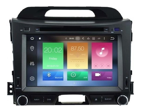 Radio Gps Bluetooth Kia Sportage 2010-15 Android 9.0 64gb 4g