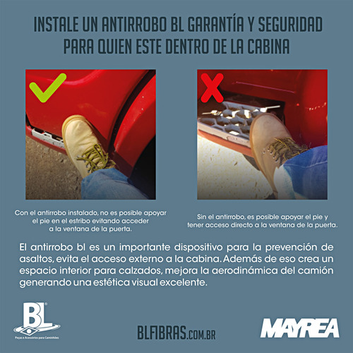 Imagen 2 de 7 de Tapa De Seguridad Estribo Sup P/ Axor2035/2644 Imp Plas Inye
