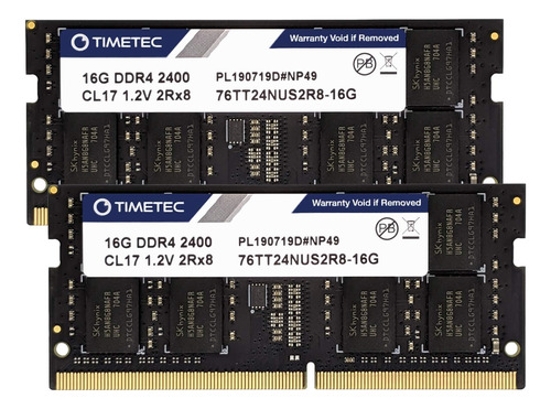 Timetec Hynix Ic Kit 32 Gb (2 X 16 Gb) Ddr4 Sodimm Placa Nuc