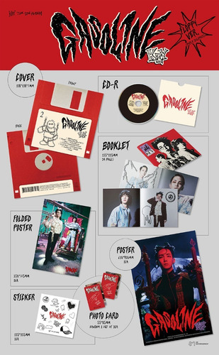Key - Gasoline 2do Album Original Kpop Versión Floppy