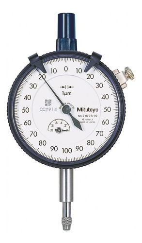Reloj Comparador Tapa Con Oreja 1mm 0.001mm Mitutoyo
