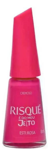 Esmalte Risqué Cremoso Esti Rosa 8ml
