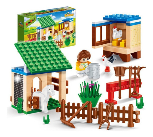 Farm Ranch Juguetes De Bloques De Construcción Para Niños