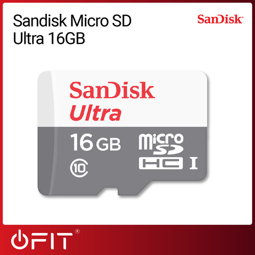 Imagen 2 de 10 de Memoria Celular Micro Sd Ultra Sandisk 16gb Clase 10