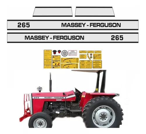 Jogo De Decalque Adesivo Trator Massey Ferguson 55X - TM - Adesivo para  Moto - Magazine Luiza