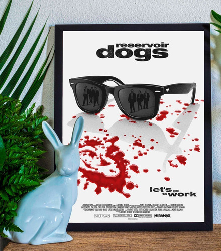 Cuadro Marco Negro Poster 33x48cm Tarantino Reservoir Dogs