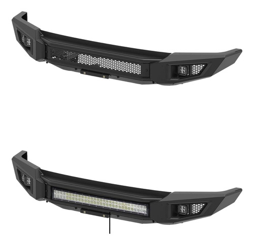 Defensa Delantera Ford Lobo F150 2015-2017 Con Barra Luz Led