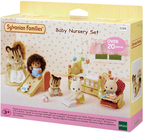 Sylvanian Families Set Guardería Niños Juguete Figuras Atrix