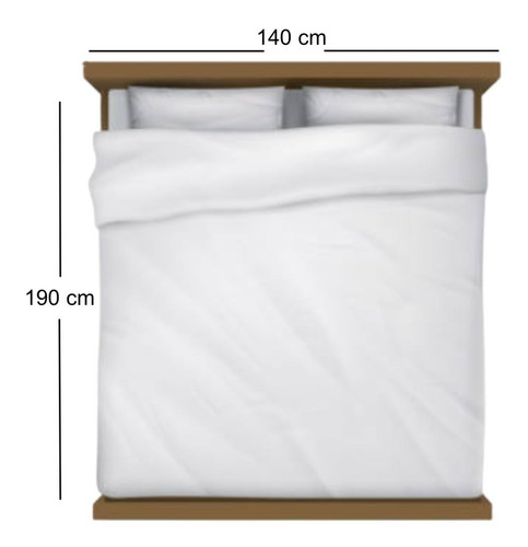 Imagen 4 de 9 de Acolchado Edredon Simil Duvet 2 1/2 Plazas (2.20x2.40)