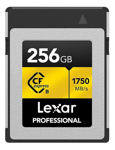 Tarjeta de memoria Lexar Professional Gold S 256gb tipo B