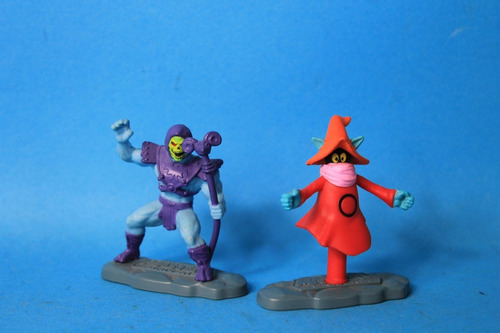 Skeleton & Orko Miniaturas Master Of The Universe (Usado)