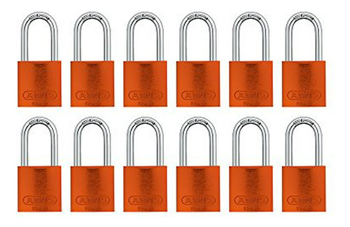 Abus 72/40 Aluminio Naranja Seguridad Candado Llaves Iguales