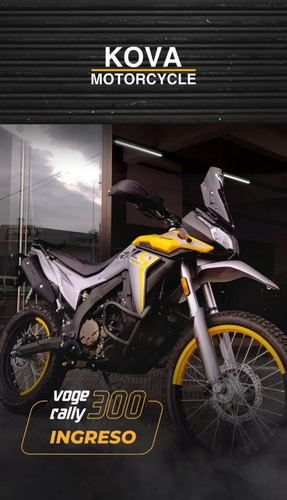 Voge 300 Rally Amarillo Kova Motorcycle Lanus Concesionario