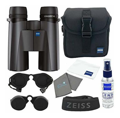 Binocular Zeiss 10x42 Conquest Hd Con Kit De Lentes Y Paño D