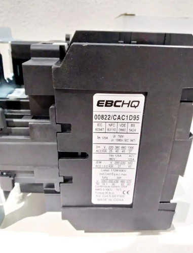 Contactor 95amp Bobina 220vac