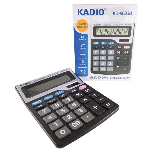 Calculadora 16*19cm Kadio Kd9633b