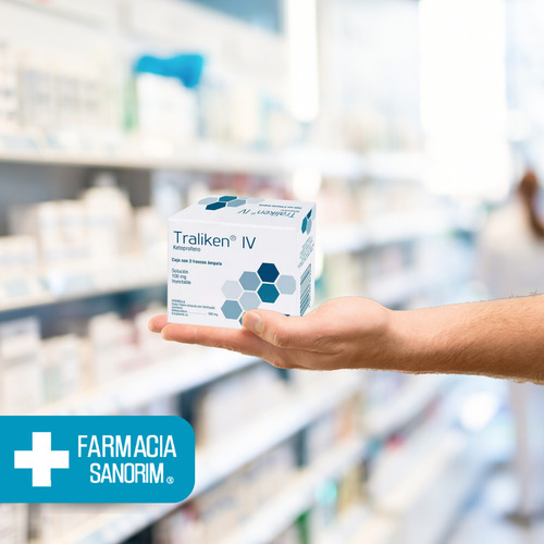 Ketoprofeno Iv 100 Mg Traliken 3 Frascos Ámpula Inyectable