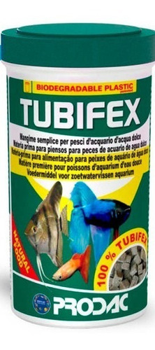 Prodac Tubifex Liofilizado 25gr Cubos Alta Proteina Polypter