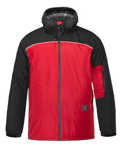 Parka Hombre Rojo/negro Z-0500