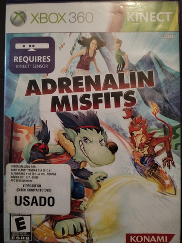 Adrelanin Misfts Para Xbox 360 (Reacondicionado)
