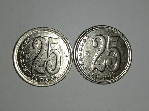 Moneda De 25 Céntimos Del 2007 Y 2009