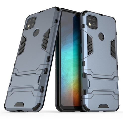 Funda Para Redmi 9c Iron Case Uso Rudo Con Mica 9d