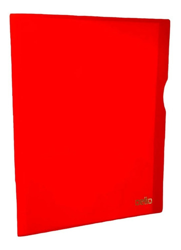 Pasta Catálogo A4 Com 30 Plásticos - Dello - 6036 Cor Vermelho