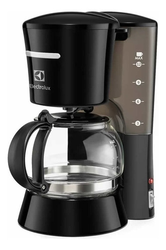 Cafetera Electrolux CMB31 semi automática negra de filtro 220V