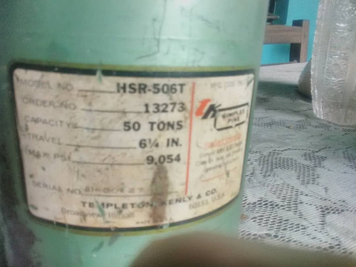 Imagen 3 de 9 de Gato Cilindro Hidráulico De 50 Toneladas