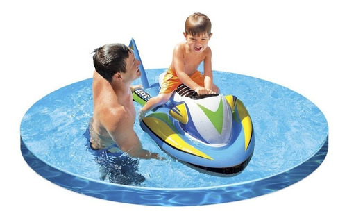 Flotador Inflable Moto Acuatica Intex 57520 Jet Sky Niños
