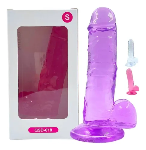 Dildo Pene Realista Consolador Adherente Juguete Sexual