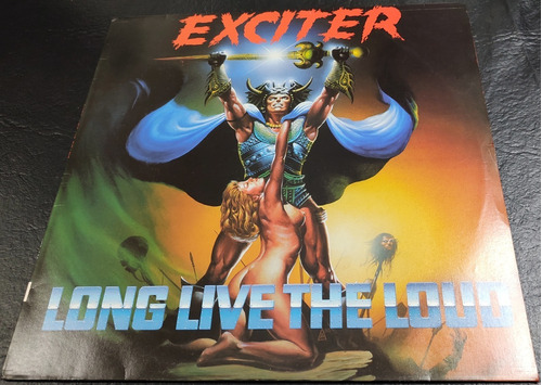 Exciter - Long Live The Loud Lp Brasil 1r Edic Exodus Slayer