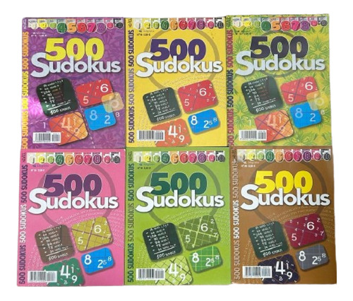 Sudoku Ingenio Pack De 6 Libros Diferentes Niveles