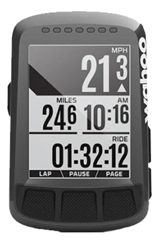 Computador de ciclismo Wahoo Element Bolt com GPS, cor preta