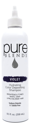 Pure Blends Violet Hidratante Color Depositante Champu Ilumi