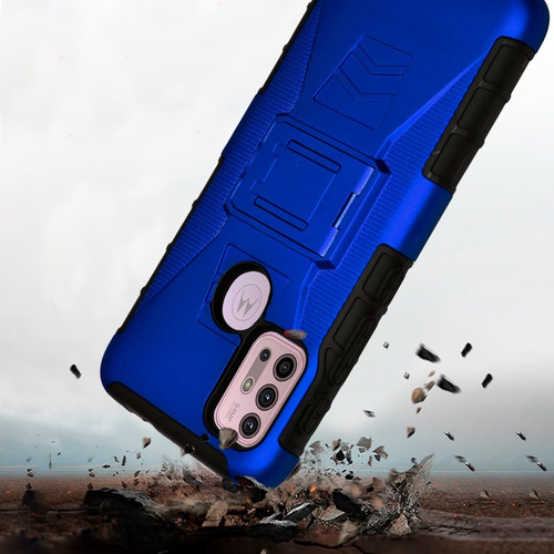 Imagen 6 de 9 de Funda Uso Rudo 3 En 1 Colores Motorola Moto G30 G20 G10